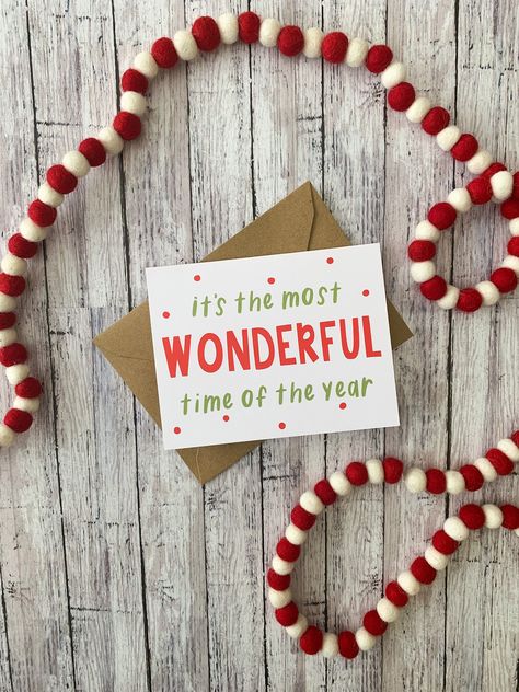 The Most Wonderful Time | Christmas Card