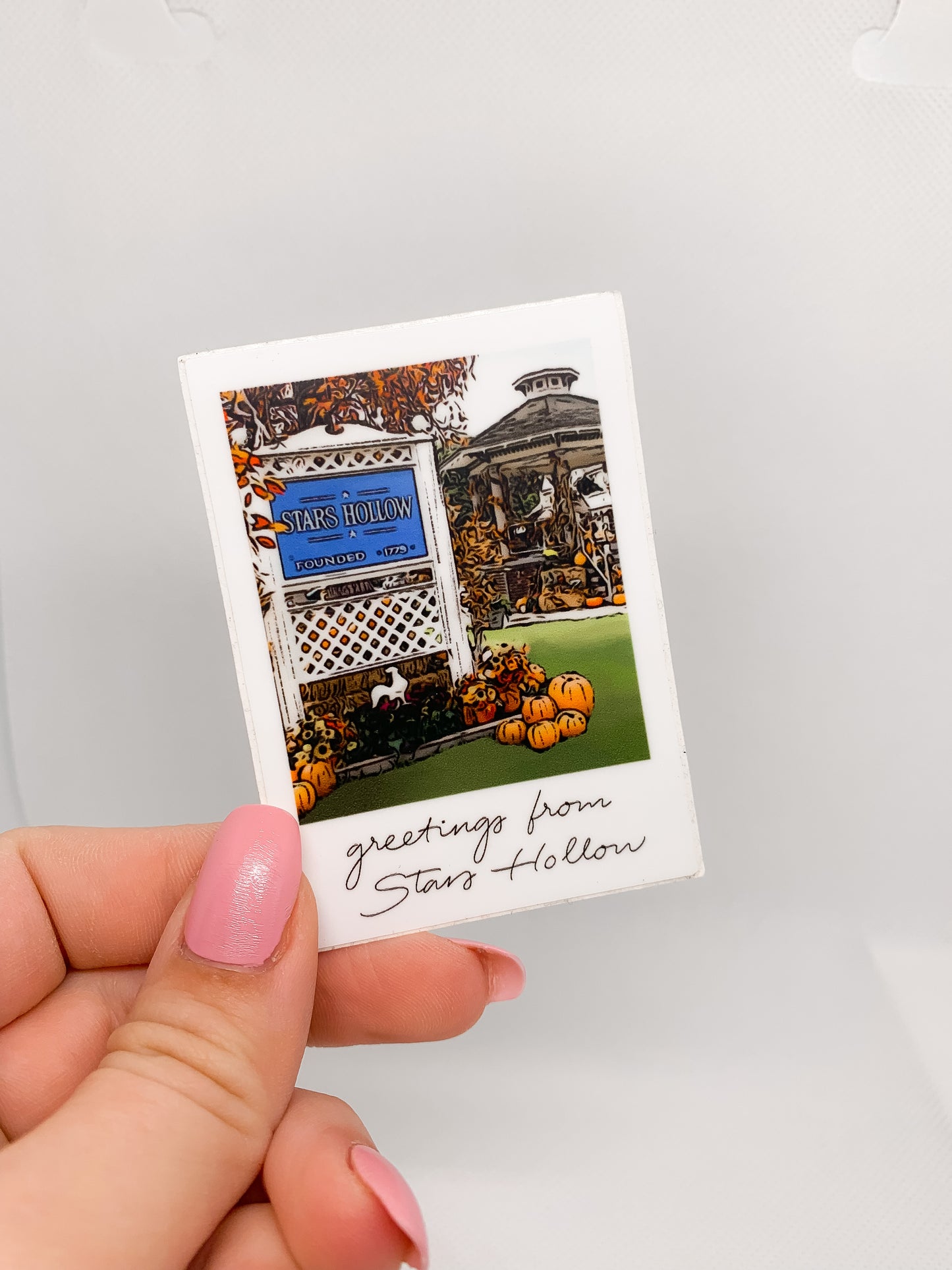 Stars Hollow Polaroid Sticker