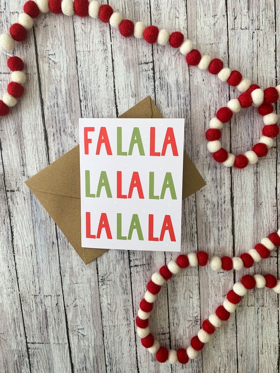 Fa La La | Christmas Card