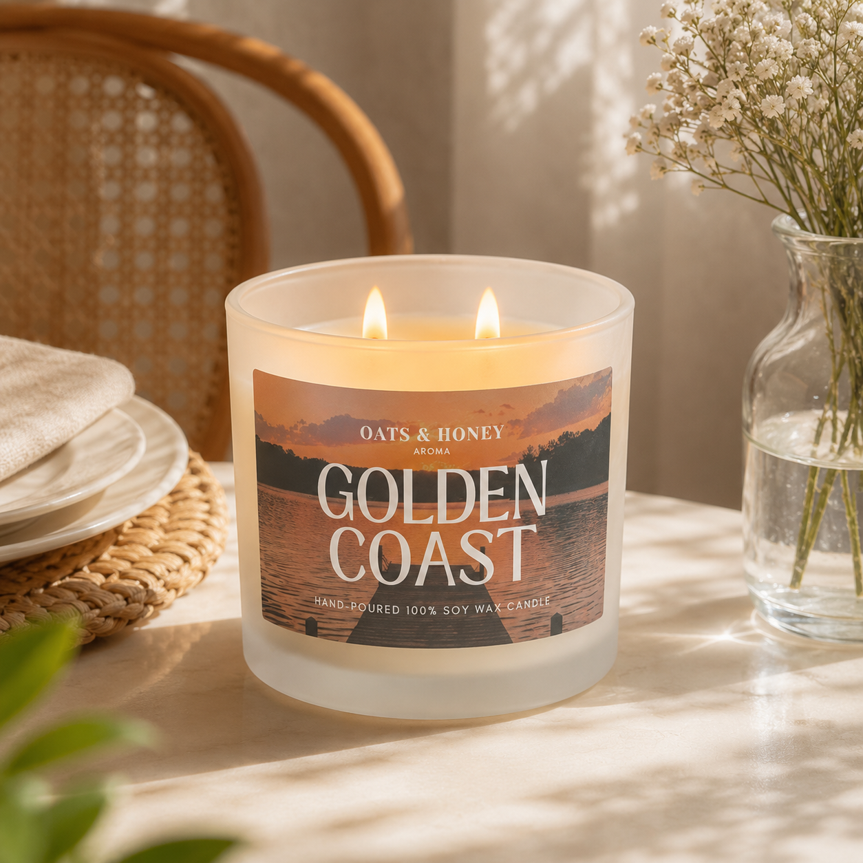 Golden Coast | Hand-Poured, Soy Wax