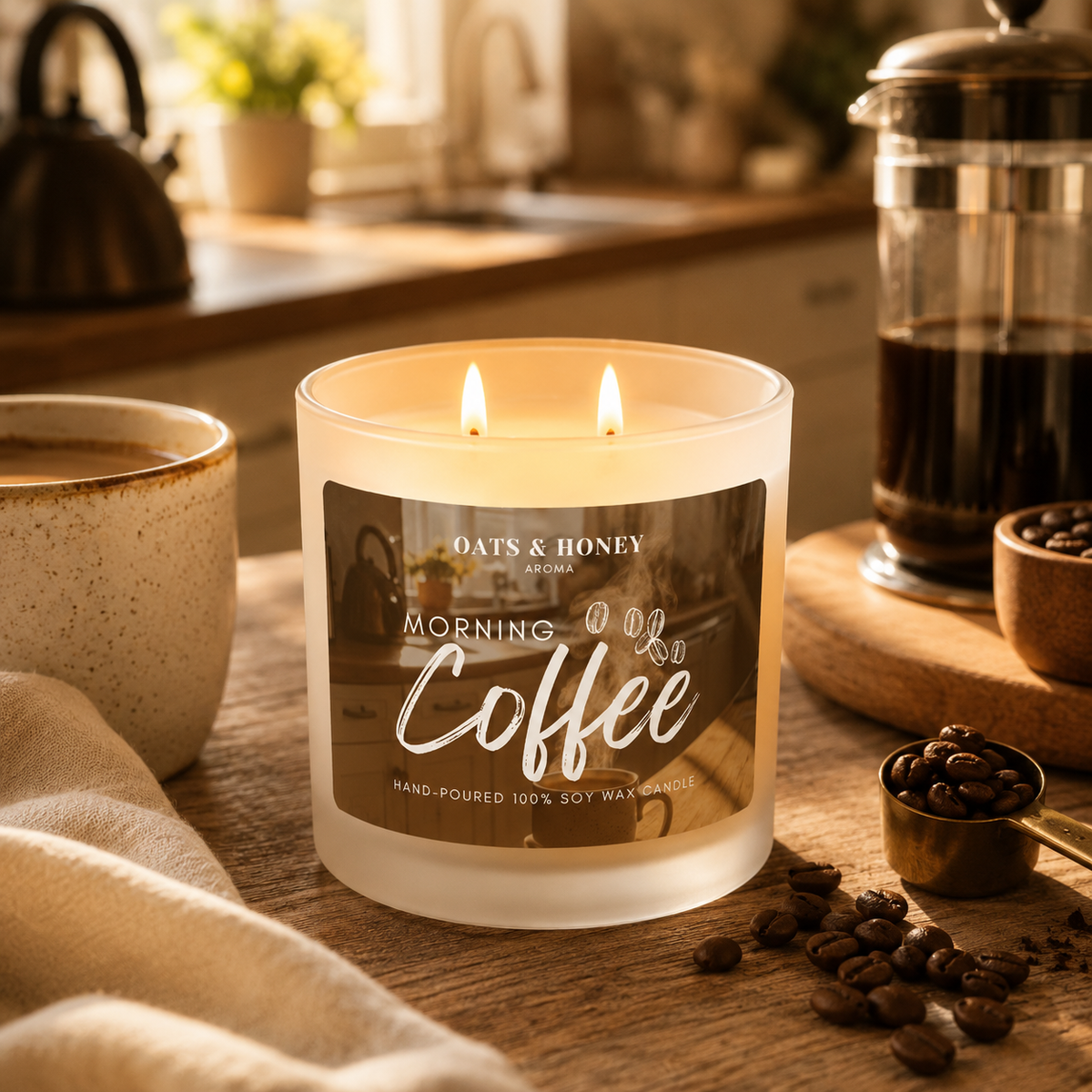 Morning Coffee | Hand-Poured, Soy Wax