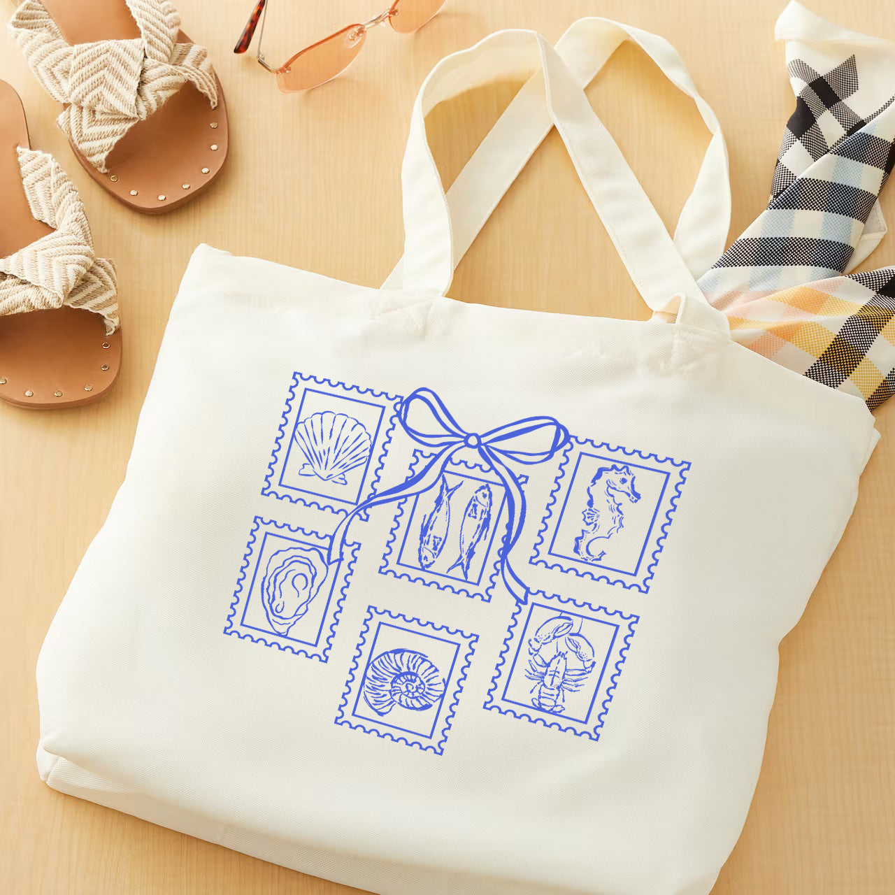 Coastal Postal Tote Bag