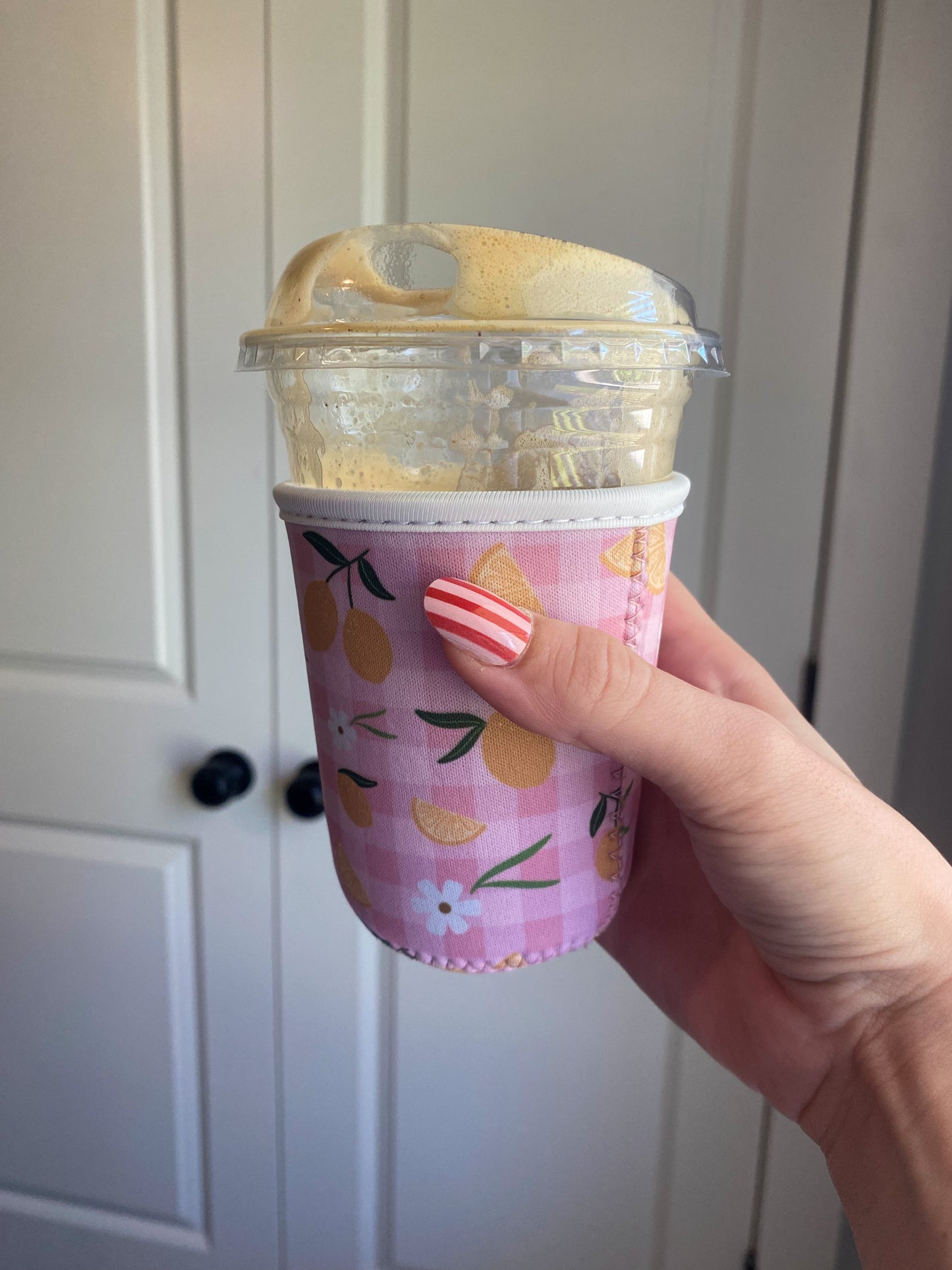 Lady Lemon Iced Coffee Coozie