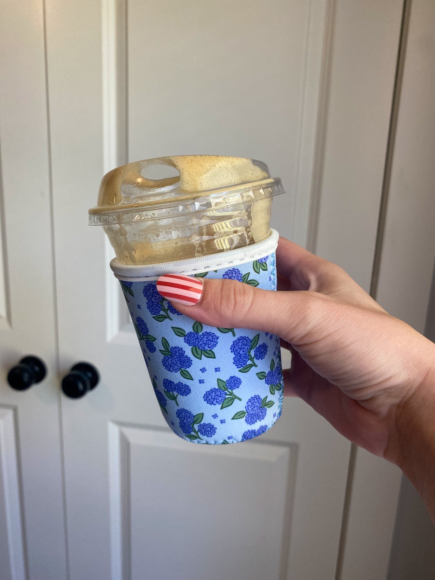 Hydrangea Bloom Iced Coffee Coozie