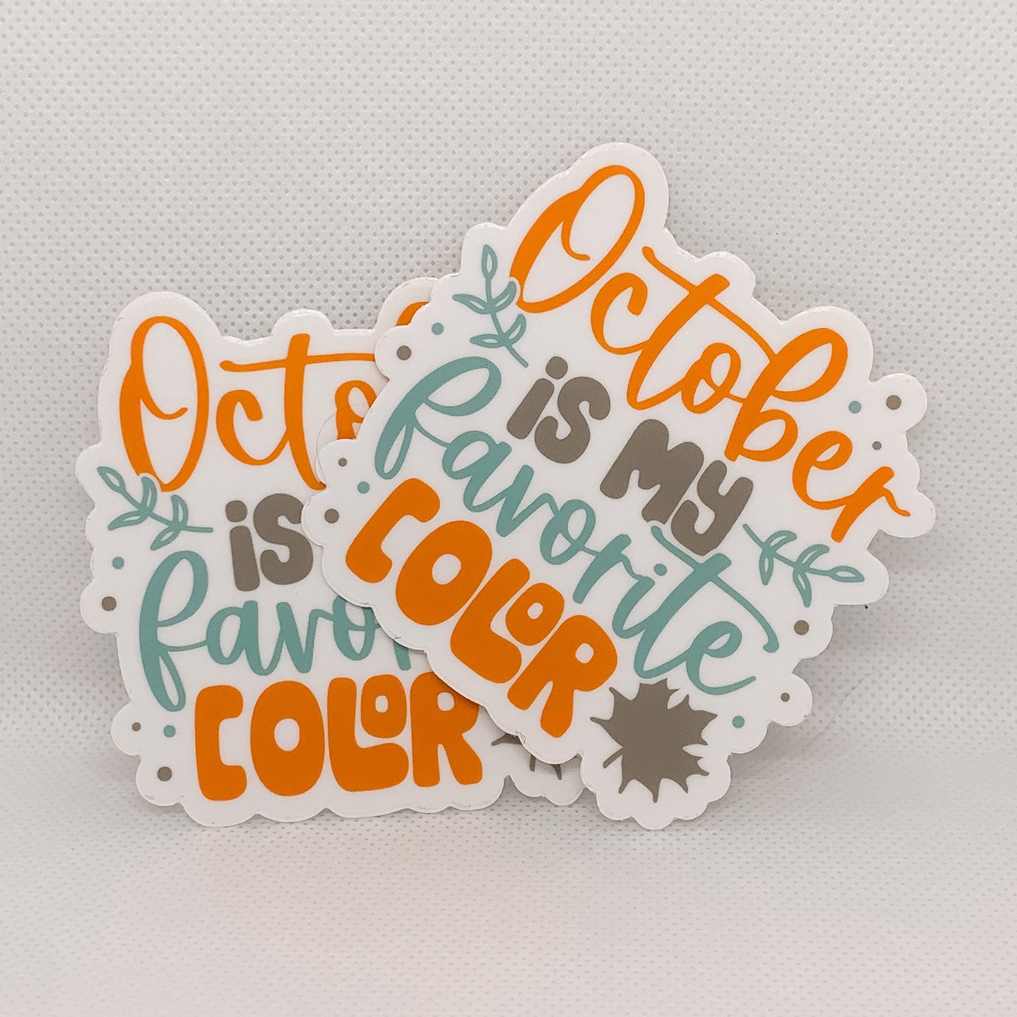 Colors of October Sticker