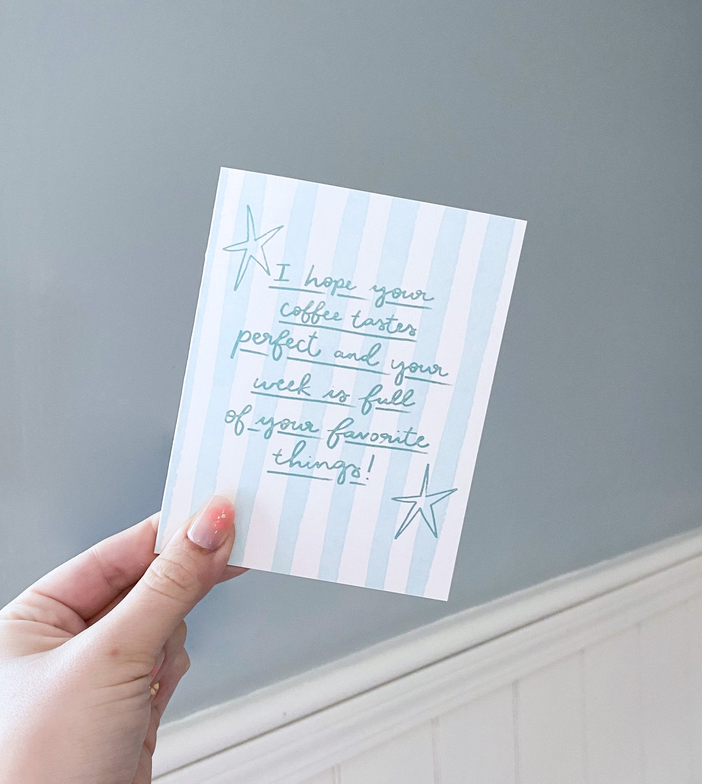 Beach Coffee | Encouragement Card