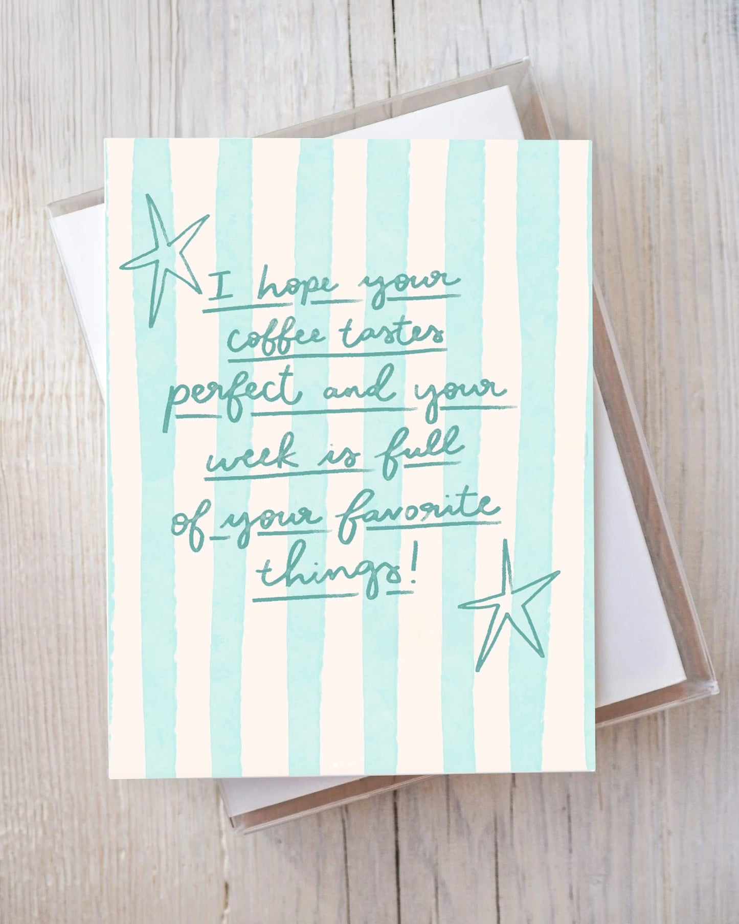 Beach Coffee | Encouragement Card