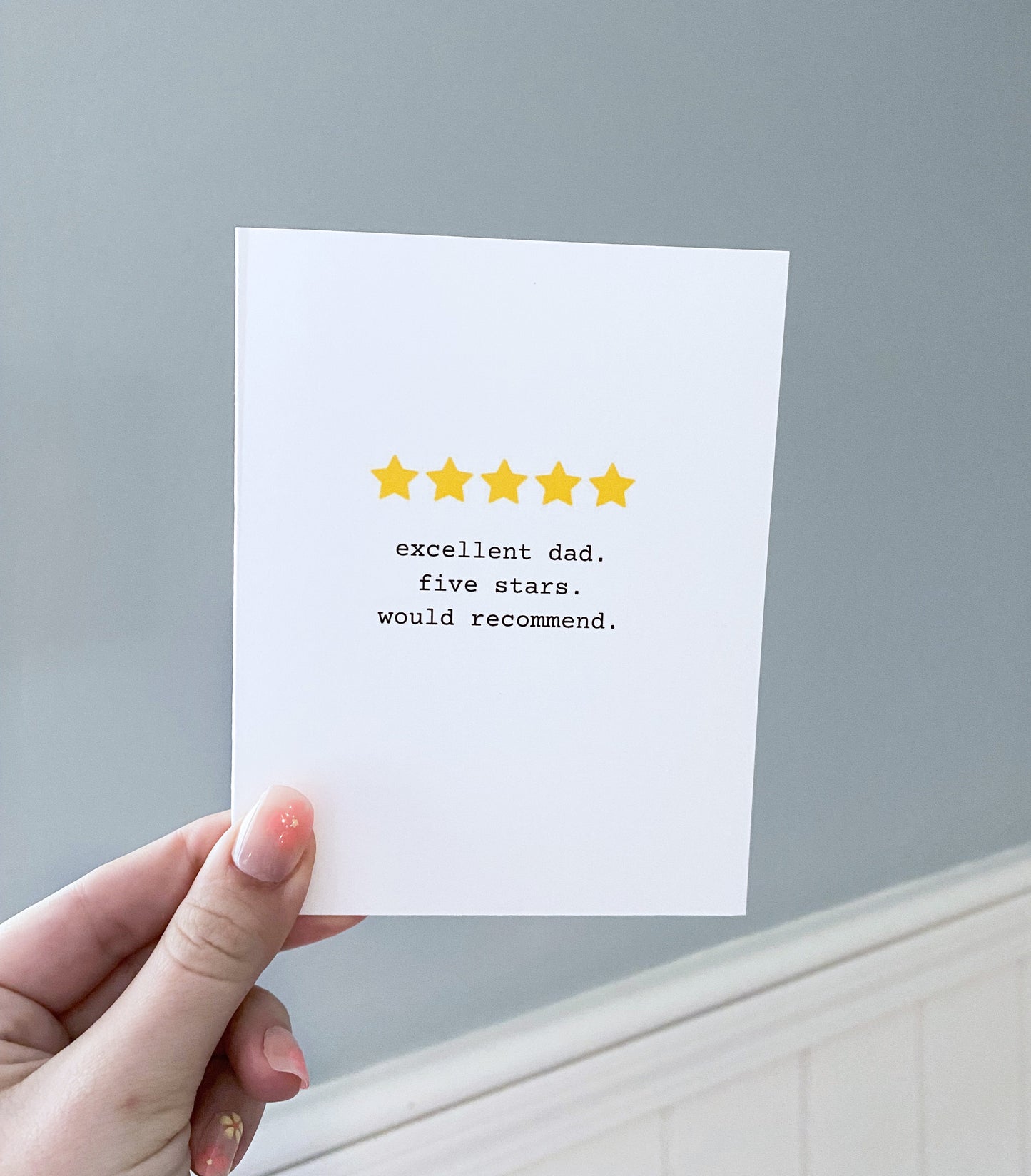 Five Stars | Father's Day Card