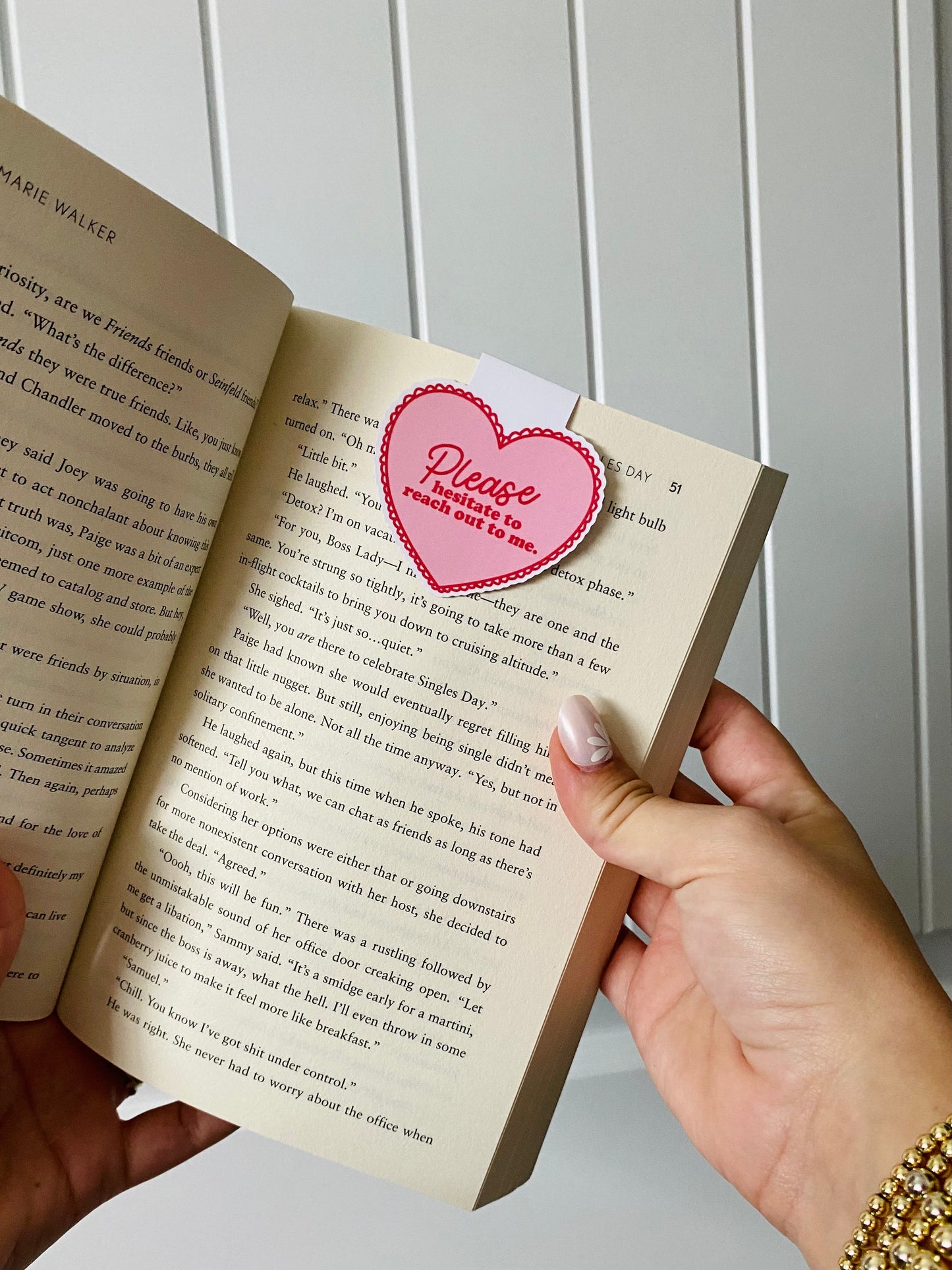 Introvert Magnetic Bookmark