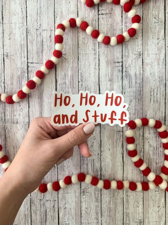 Ho Ho Ho Jumbo Sticker