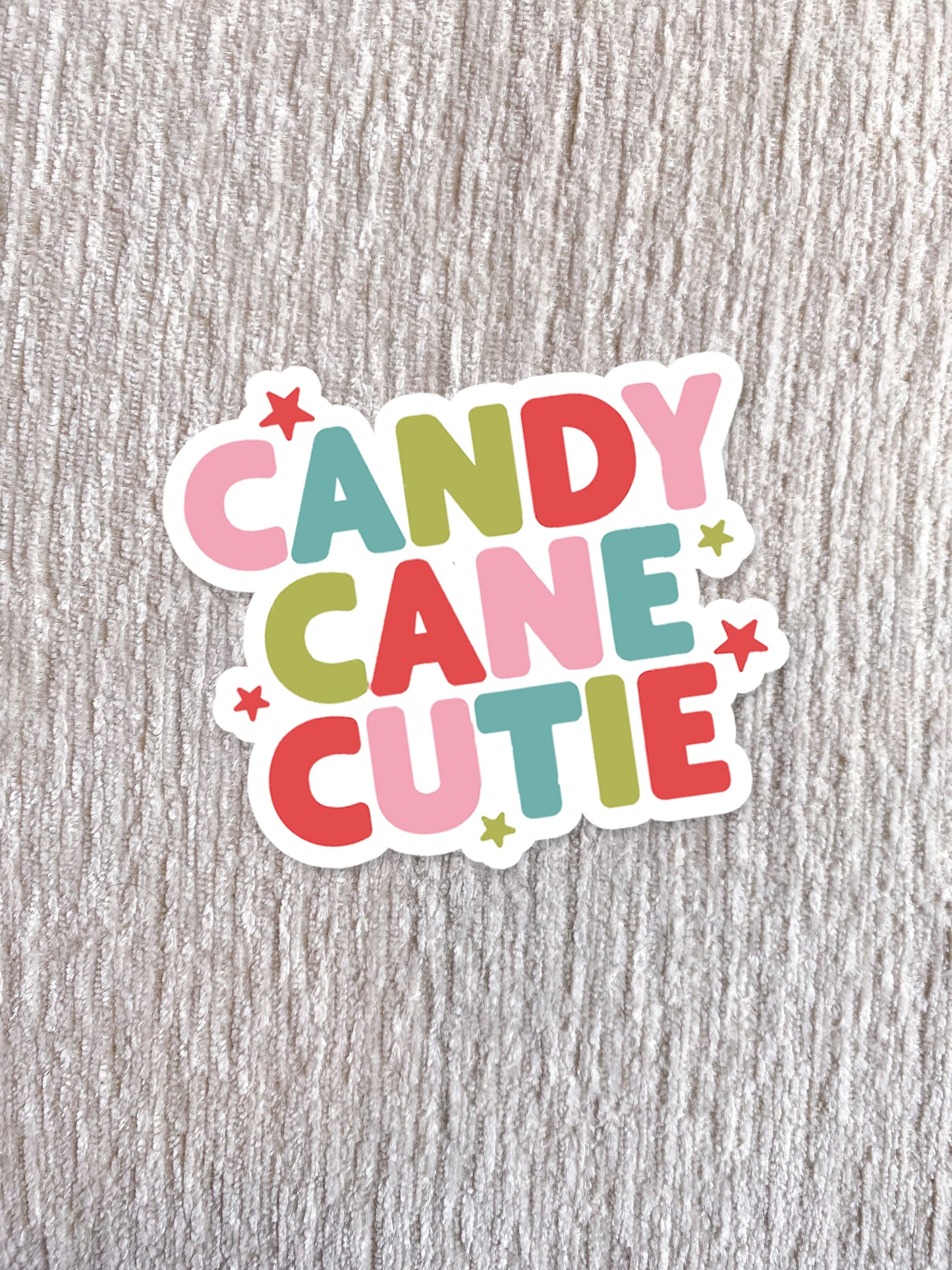 Candy Cane Cutie Sticker