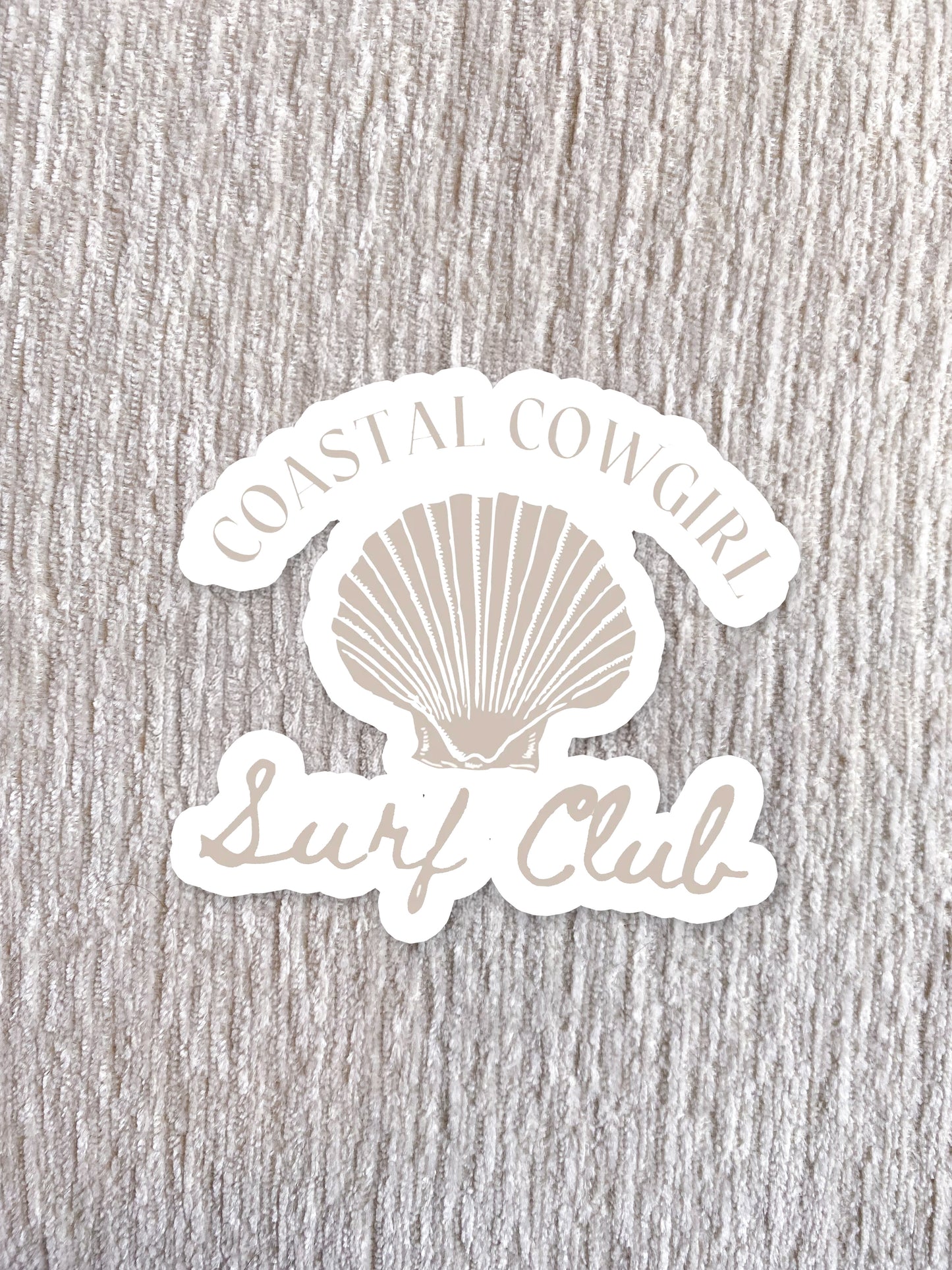 Coastal Cowgirl Sticker