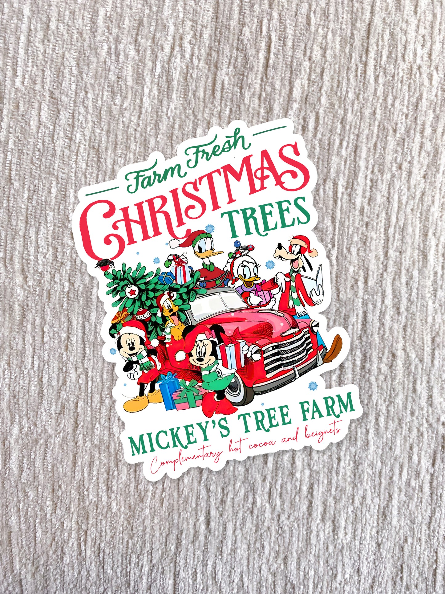 Mickey's Tree Farm Sticker