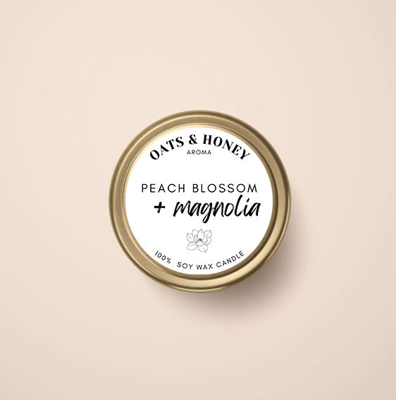 Peach Blossom + Magnolia | 2 oz. Soy Candle