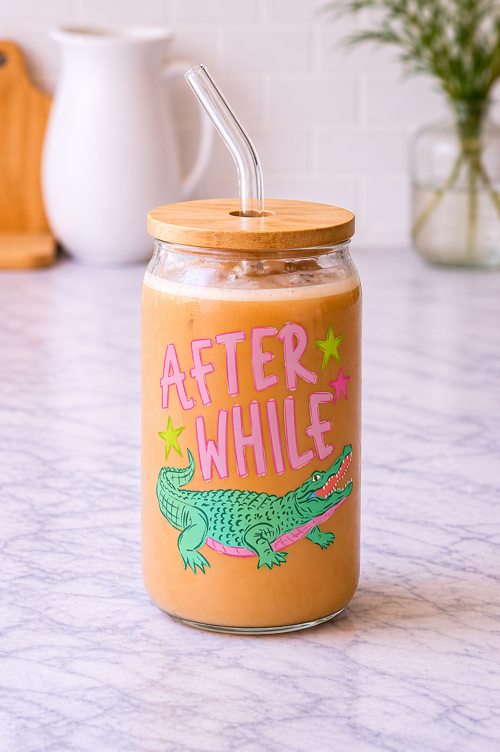After While Crocodile | Glass Cup