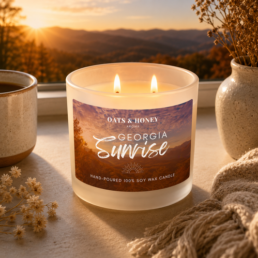 Georgia Sunrise | Hand-Poured, Soy Wax