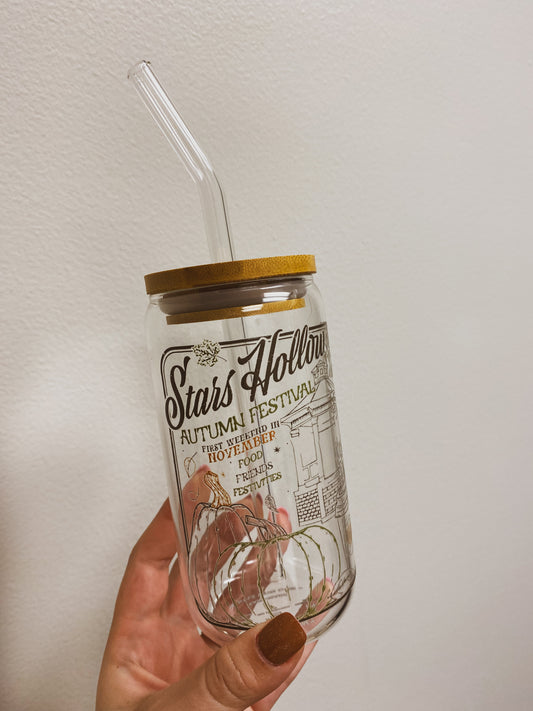 Stars Hollow Autumn Festival Glass Cup
