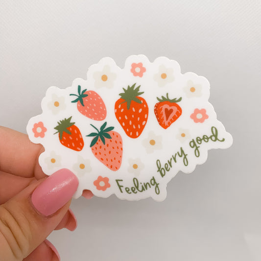 Feeling Berry Good Sticker
