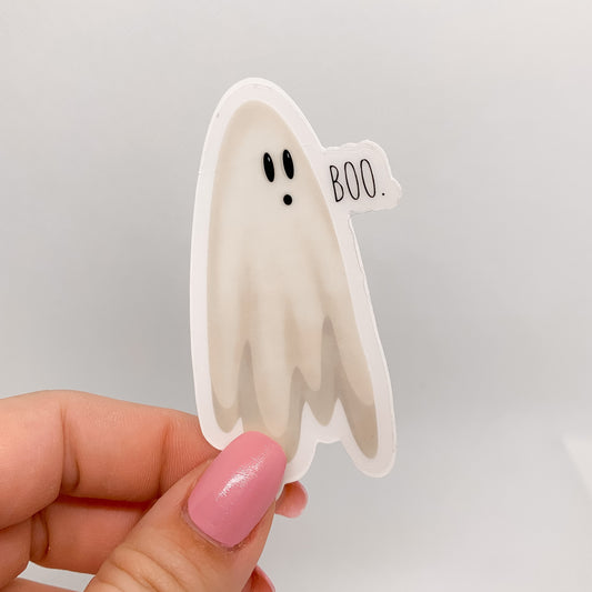 "BOO" Ghostie Sticker