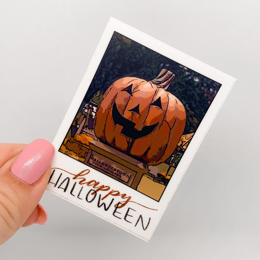 Halloweentown Polaroid Sticker