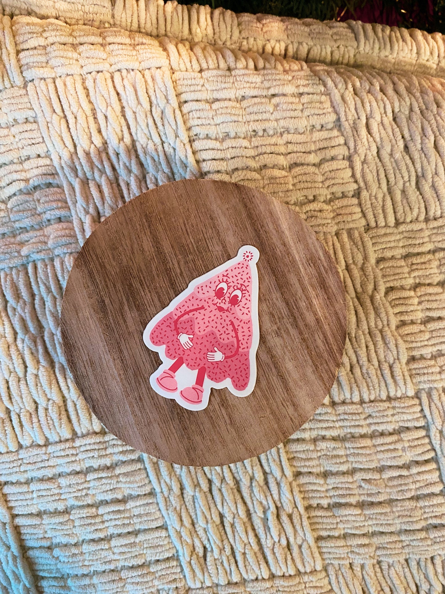 Girliest Christmas Tree Sticker