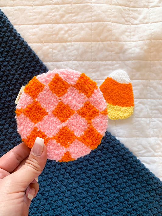 Checkered Mug Rug
