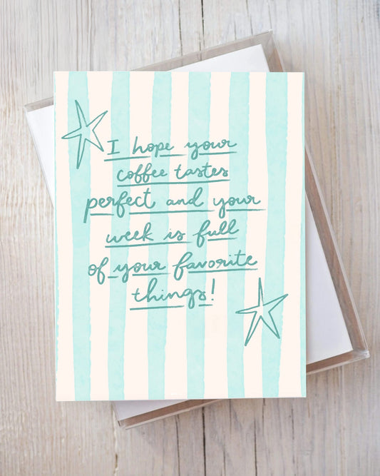 Beach Coffee | Encouragement Card