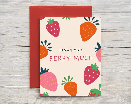 Very Berry | Thank You Card