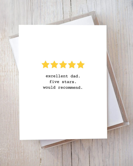 Five Stars | Father's Day Card