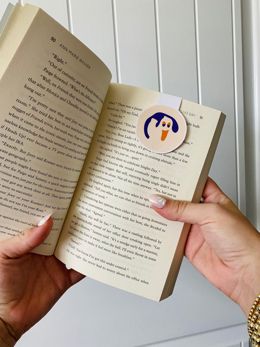 Ghost Cookie Magnetic Bookmark