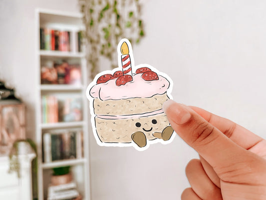 Jellycat Birthday Cake Sticker