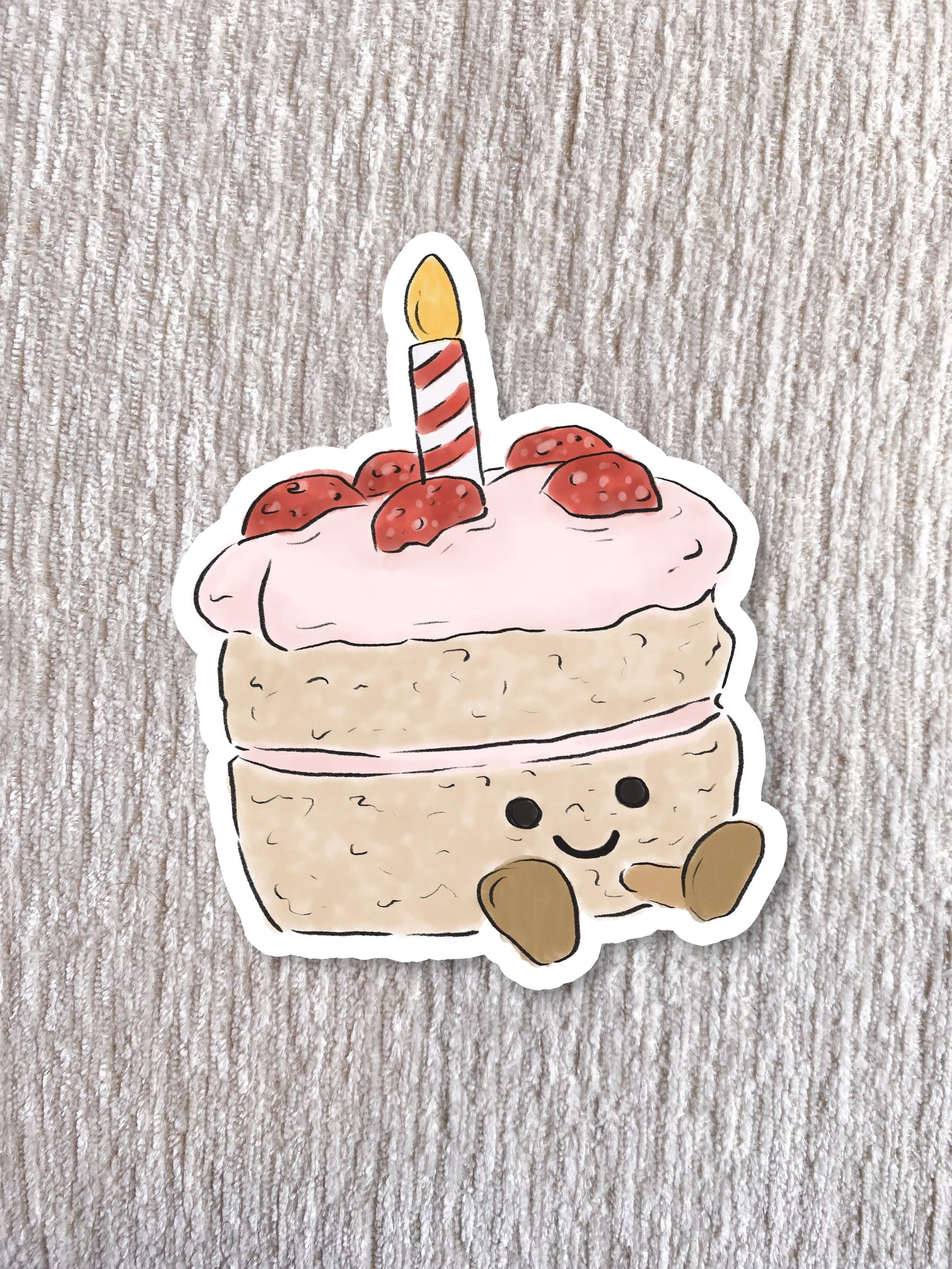 Jellycat Birthday Cake Sticker