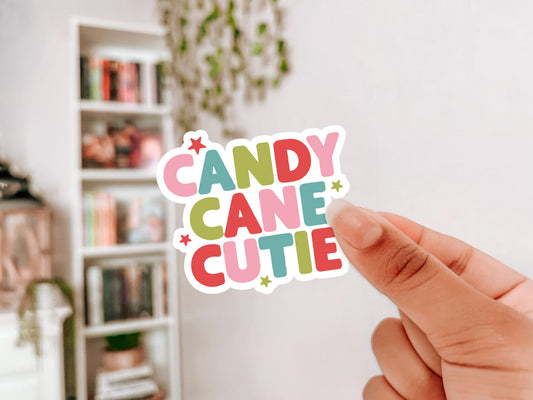 Candy Cane Cutie Sticker