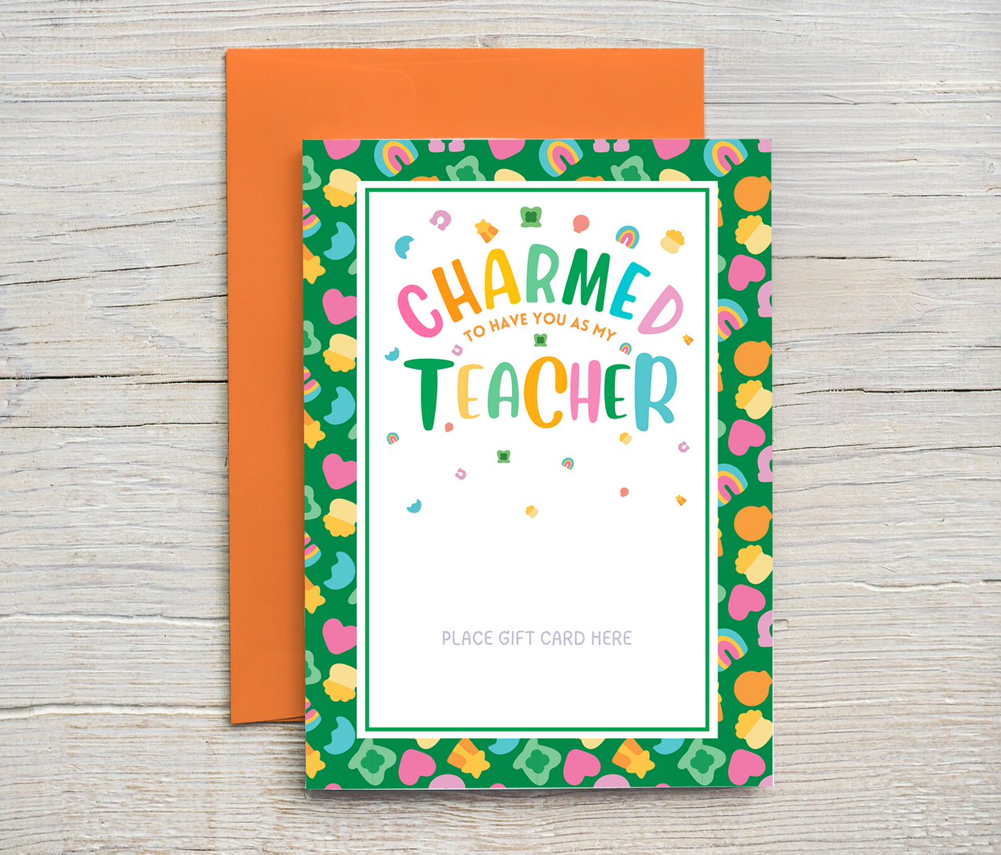 Charmed | Teacher Appreciation Gift Card Holder