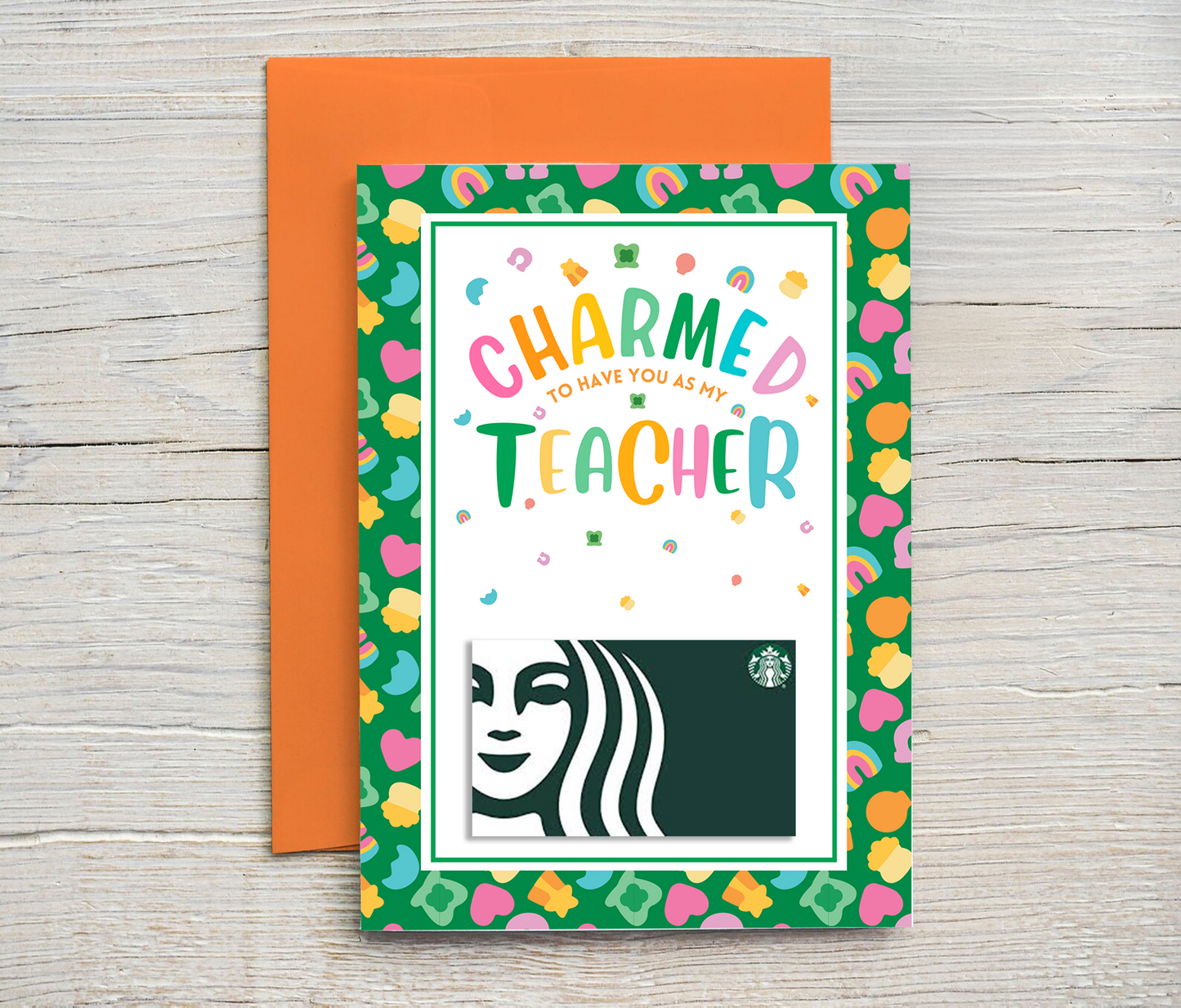 Charmed | Teacher Appreciation Gift Card Holder