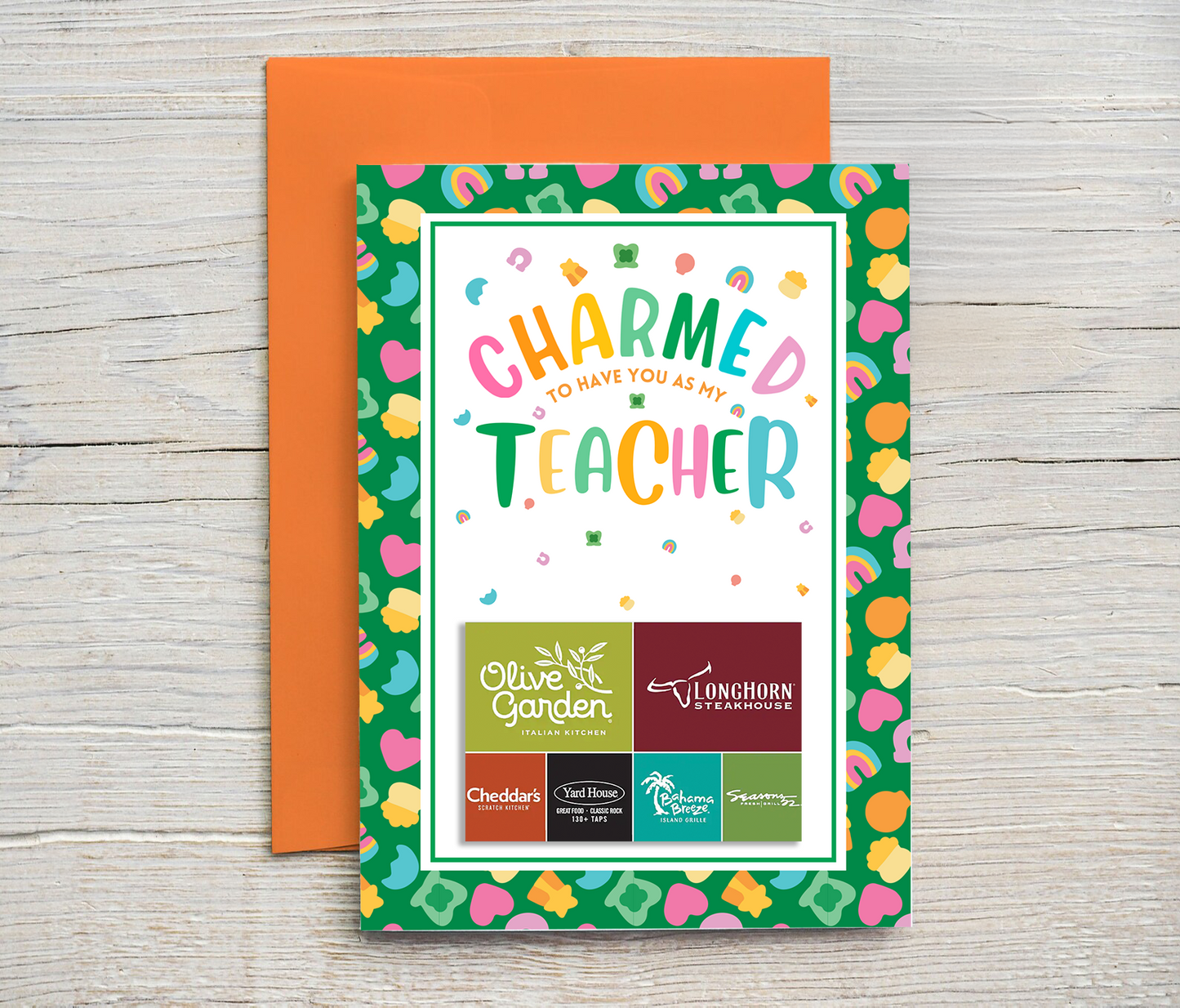 Charmed | Teacher Appreciation Gift Card Holder