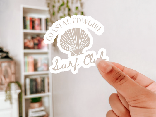 Coastal Cowgirl Sticker