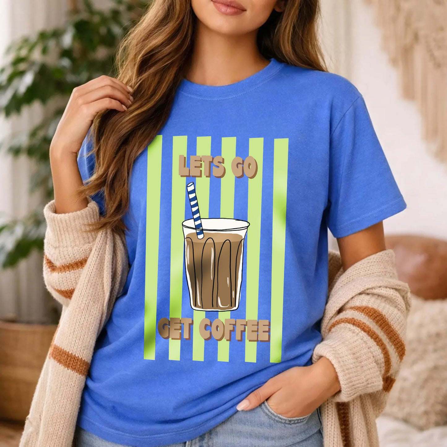 Let's Go Get Coffee Tee