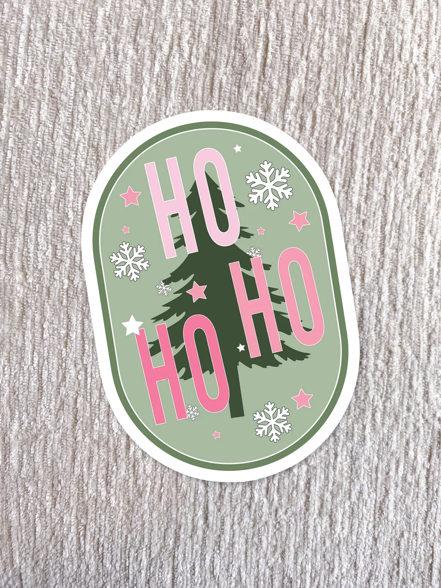 Ho Ho Ho Christmas Sticker