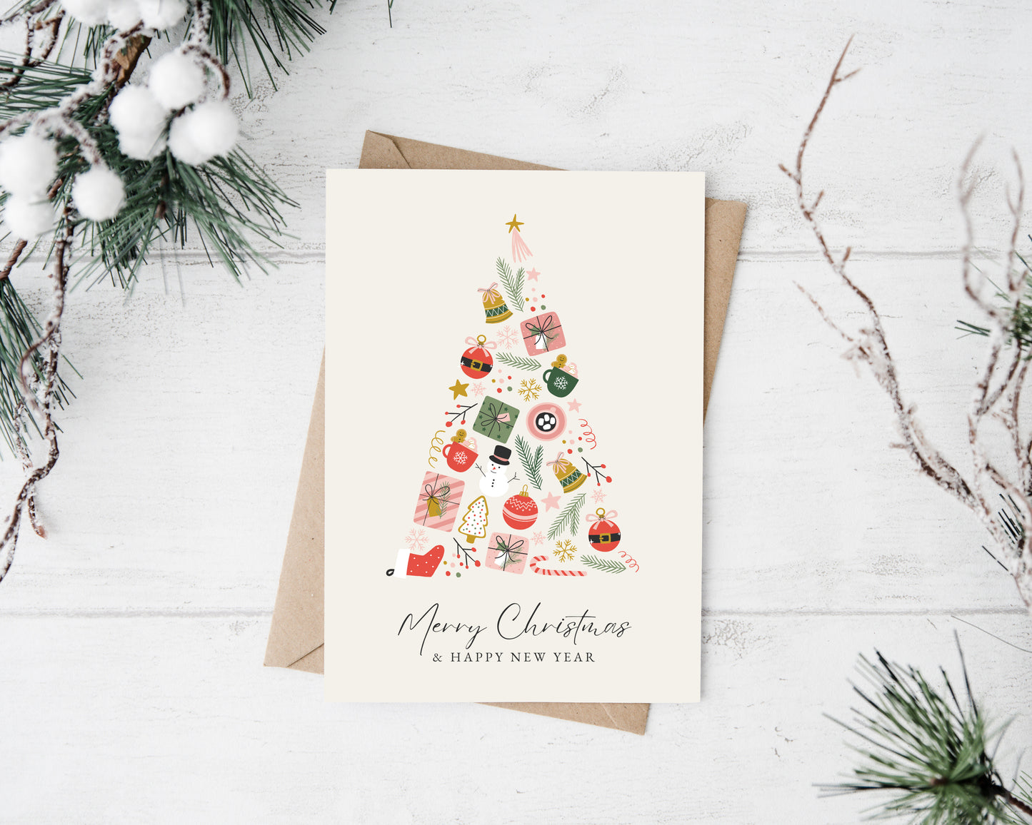 Christmas Doodle Tree | Christmas Card