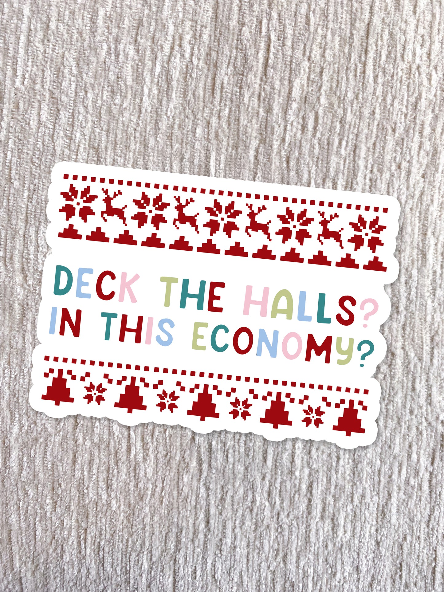 Christmas Economy Sticker