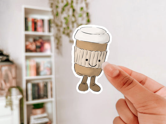 Jellycat Coffee Amusables Sticker