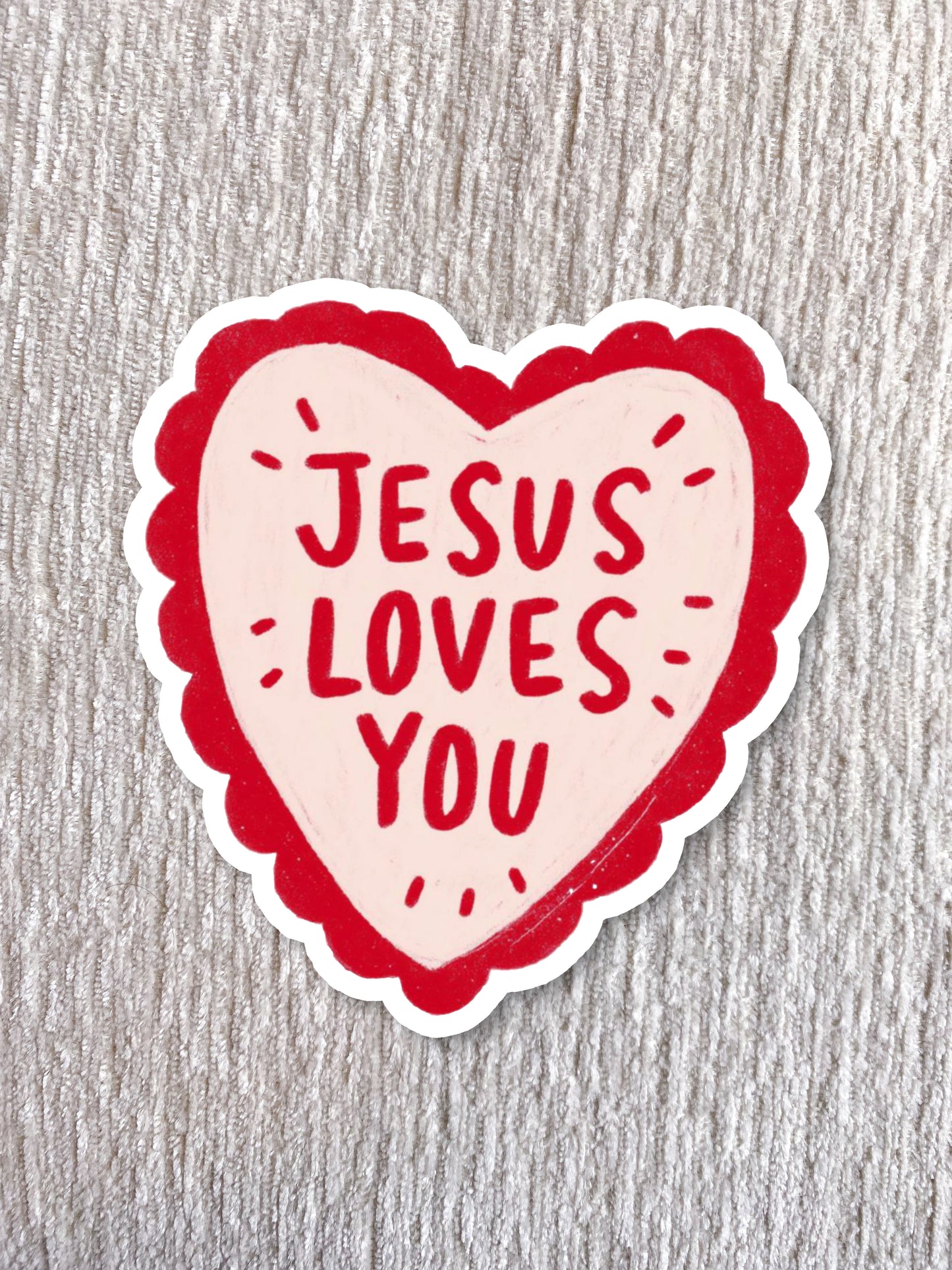 Jesus Loves You Sticker