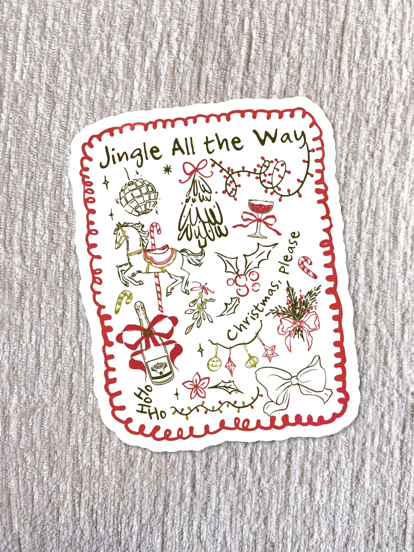 Jingle all the Way Sticker