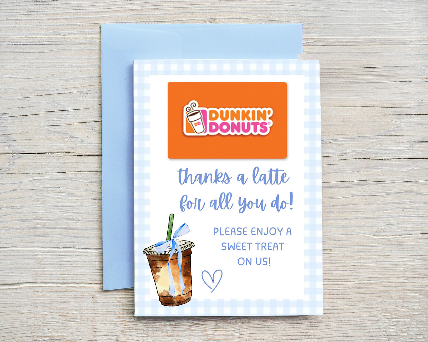 Thanks a Latte | Teacher Appreciation Gift Card Holder
