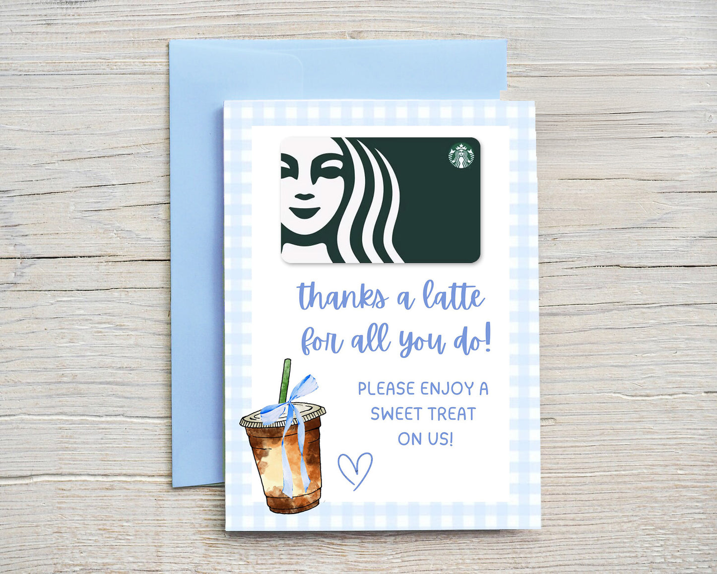 Thanks a Latte | Teacher Appreciation Gift Card Holder