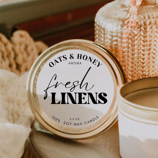 Fresh Linens | 2 oz. Soy Candle