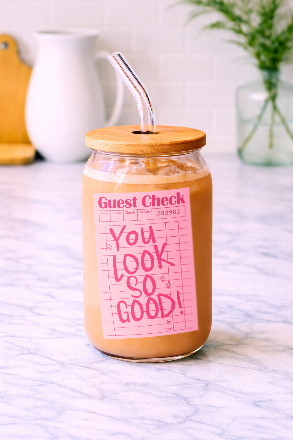 You Look Good | Glass Cup
